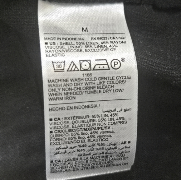 Old Navy Black Linen-Blend Squareneck Midi-Dress, Size Medium - Picture 6 of 7